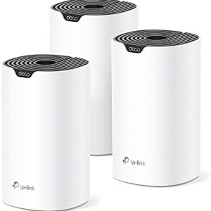 TP-Link Deco Mesh WiFi System (Deco S4) – Up to 5,500 Sq.ft. Coverage, Replaces WiFi Router and Extender, Gigabit Ports, Works with Alexa, 3-pack
