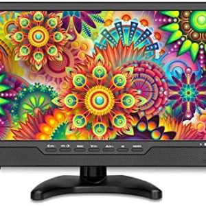 ZOSHING 13.3 inch Small TV,Portable tv with Antenna,ATSC Digital TV,Support Camping/car/Travel/Viewing,Built in Rechargeable Battery,USB,AV Video,HDMI Input Port